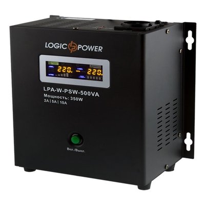 ДБЖ logicpower з правильною синусоїдою 12V LPA-W-PSW-500VA(350Вт) 2A/5A/10A lp500va фото